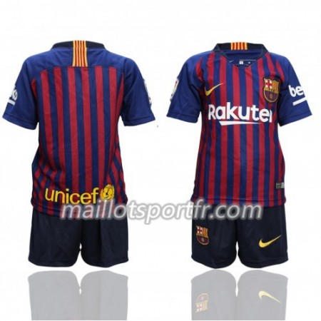Maillot de Foot Barcelone Enfant Domicile 2018/19
